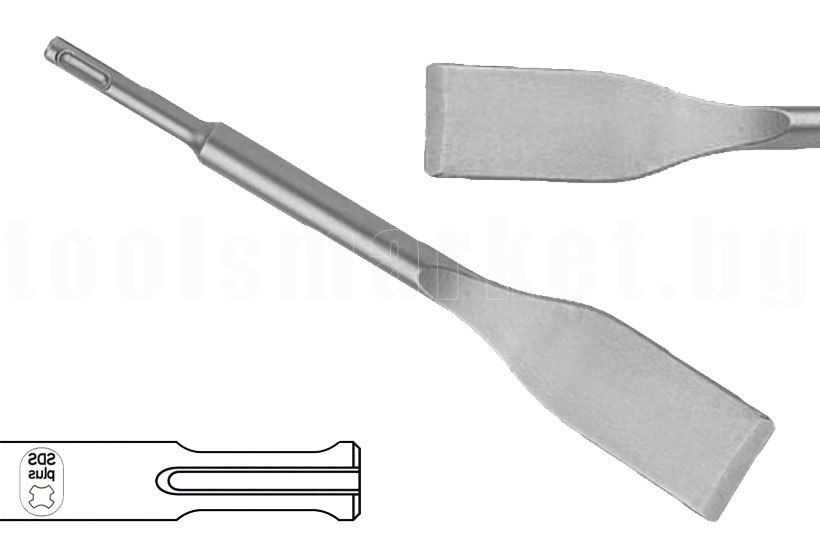 Bosch Секач за плочки, SDS Plus 260 x 40 mm_2 608 690 091
